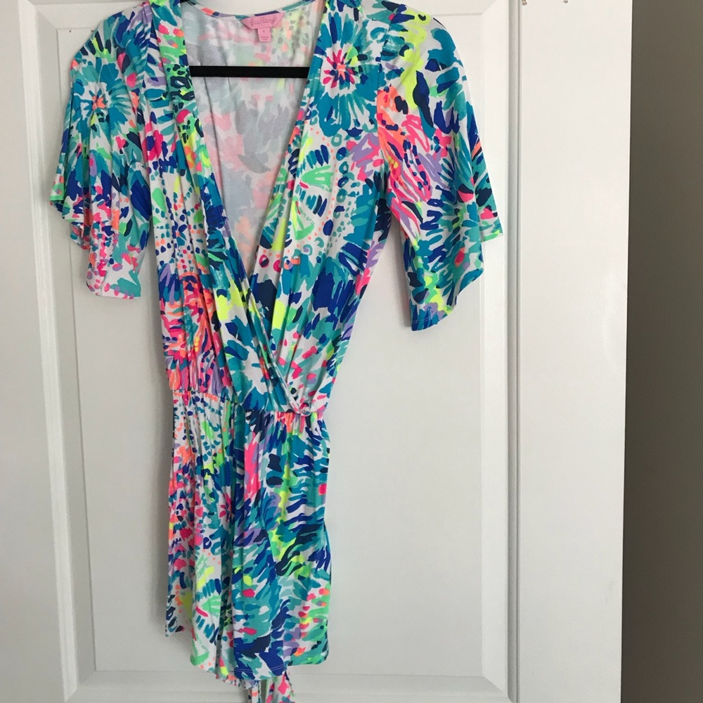 Lilly Pulitzer tie dye romper